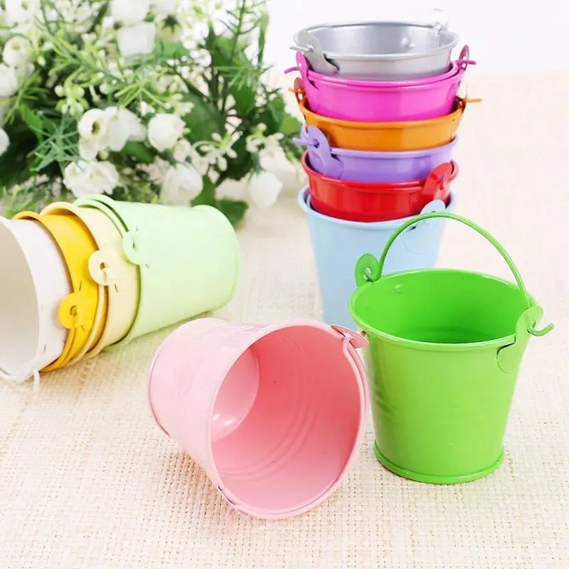 Angoily 6 stuks mini-zinkemmer zilver gastgeschenk bruiloft - metalen emmer met draaggreep voor bonbons tafeldecoratie - blikken emmer tuinplanten voor thuis party decoratie (10,5 x 7,2 x 10,5 cm Angoily 6 stuks mini-zinkemmer zilver gastgeschenk bruiloft - metalen emmer met draaggreep voor bonbons tafeldecoratie - blikken emmer tuinplanten voor thuis party decoratie (10,5 x 7,2 x 10,5 cm