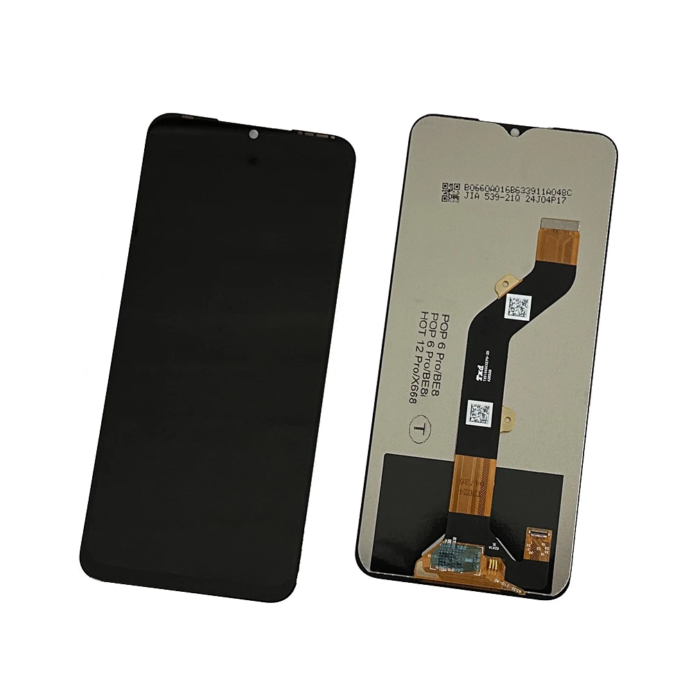Tested LCD For Tecno Pop 6 BE7 LCD Display Touch Screen Digitizer Assembly For Pop 6 Go BE6j Pop 6 Pro BE8 LCD Replacement Parts