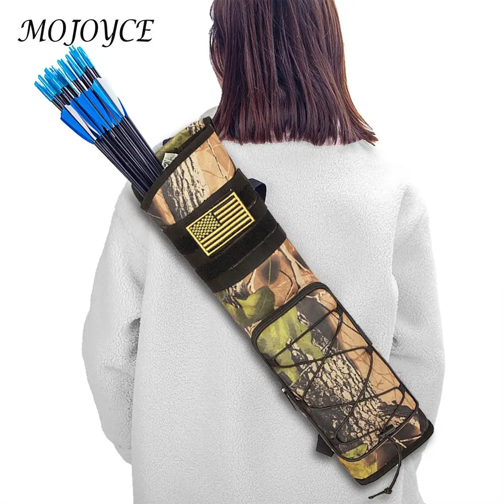 Archery Quiver Bag Portable Bow Storage Bag Bottom Thickening Adjustable Strap for Outdoor Archery Hunting Accessories