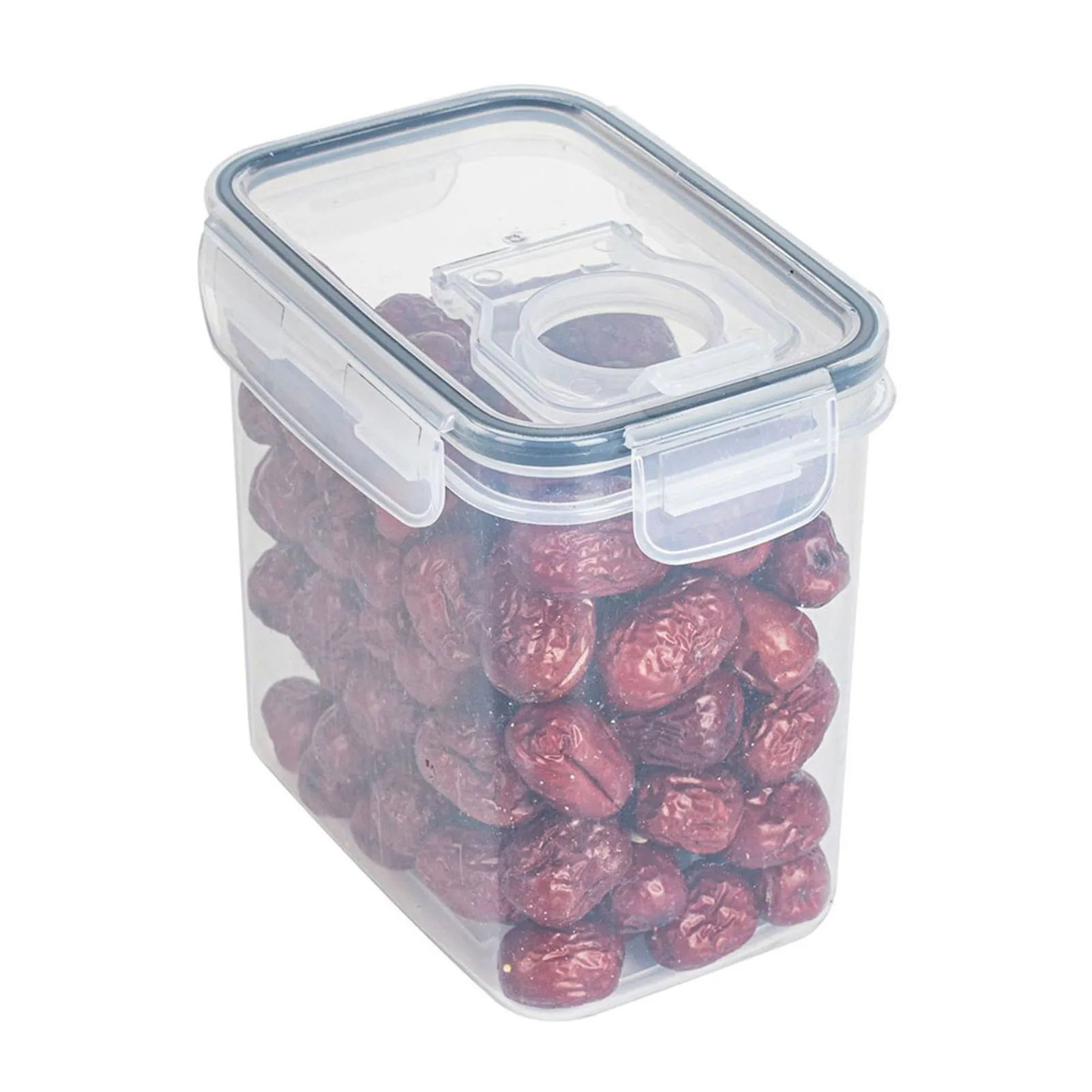 Sealed Plastic Food Storage Box Cereal Candy Dried Jars With Lid Fridge StorageTank Containers Household Items Kitchen Organizer 5
