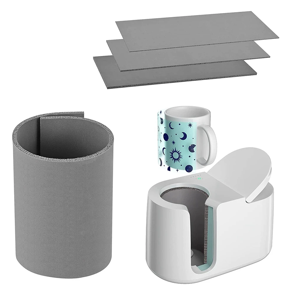 Silicone Wrap for Cricut Mug Press Machine Sublimation Print 3 Thicknesses  Compatible for Tumbler Heat Press Accessories - AliExpress