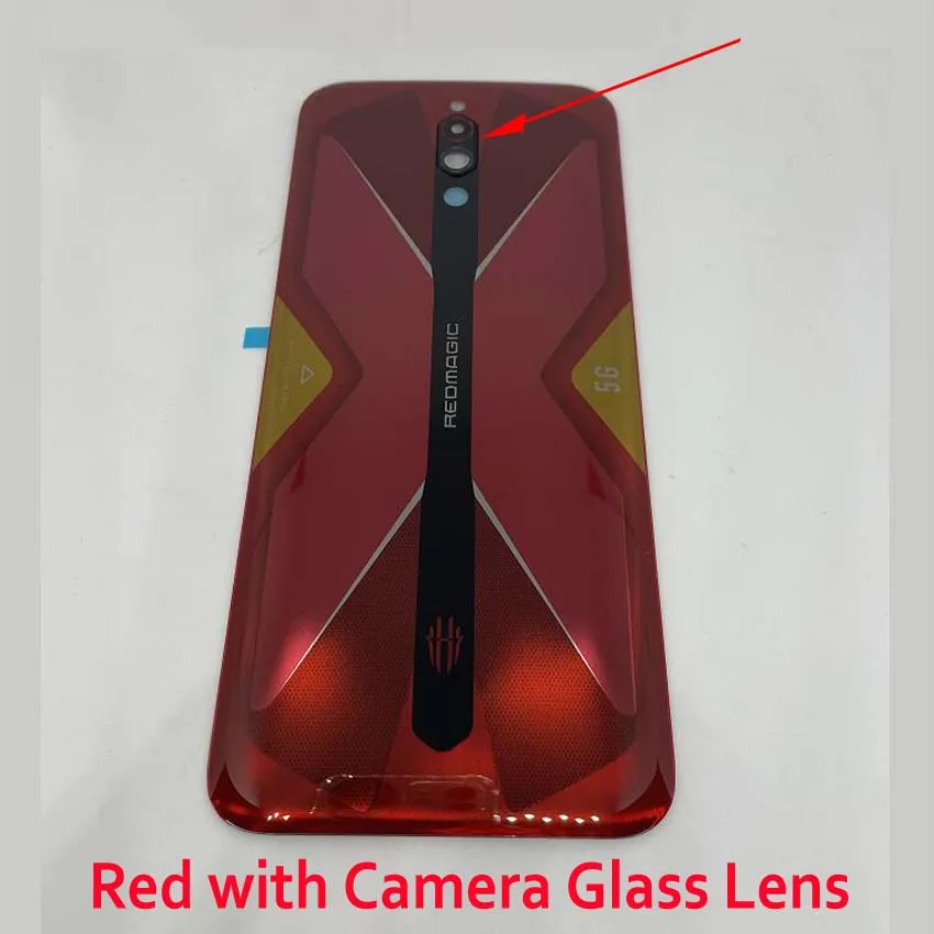 Best New Glass Lid Back Battery Cover For ZTE Nubia Red