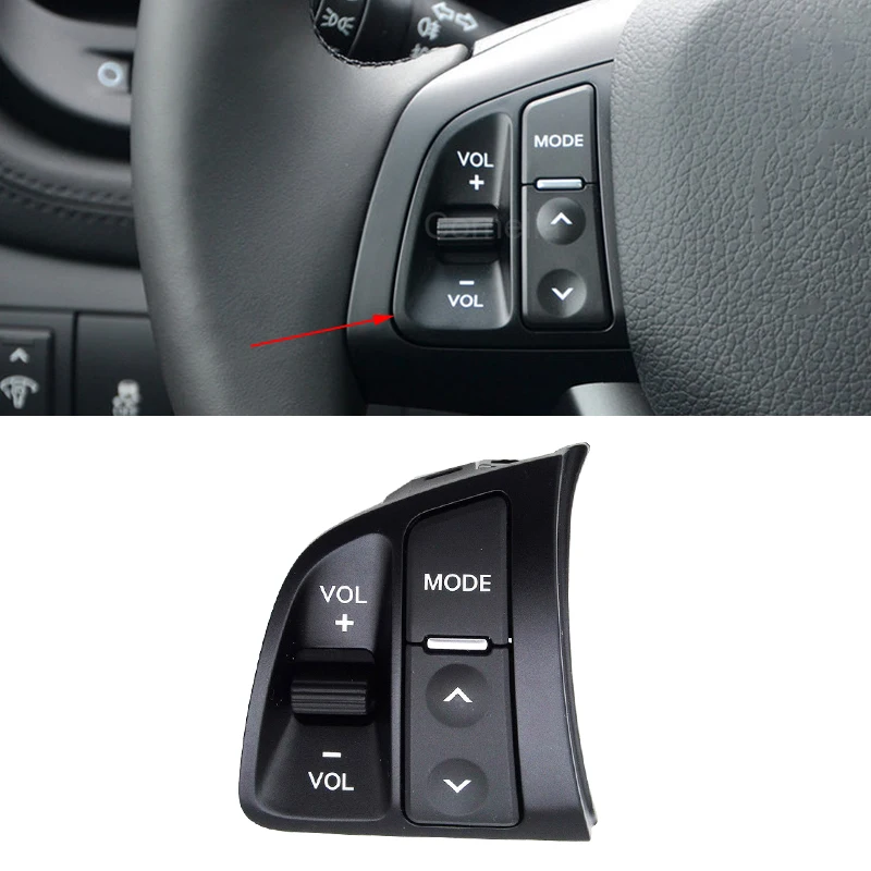 Car Steering Wheel Button Audio Volume Control Switch For KIA Optima K5