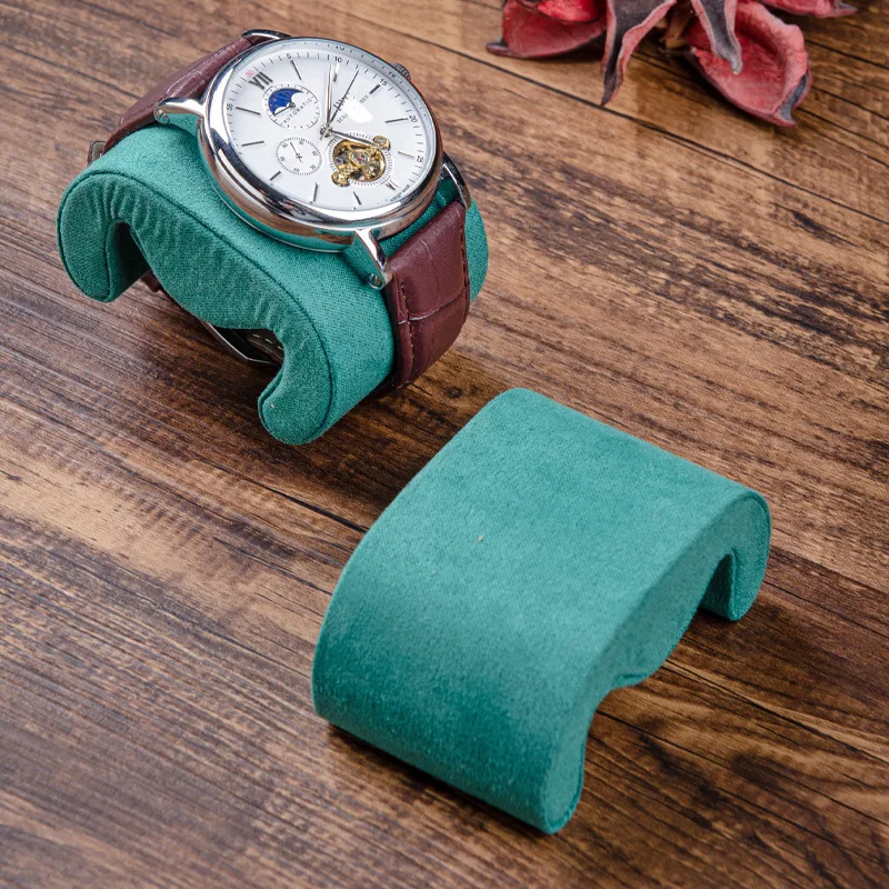 Soft Velvet Watch Pillow Shrinkable Portable Luxury Premium Wrist Watch Display Holder Professional Watches Box Accessories