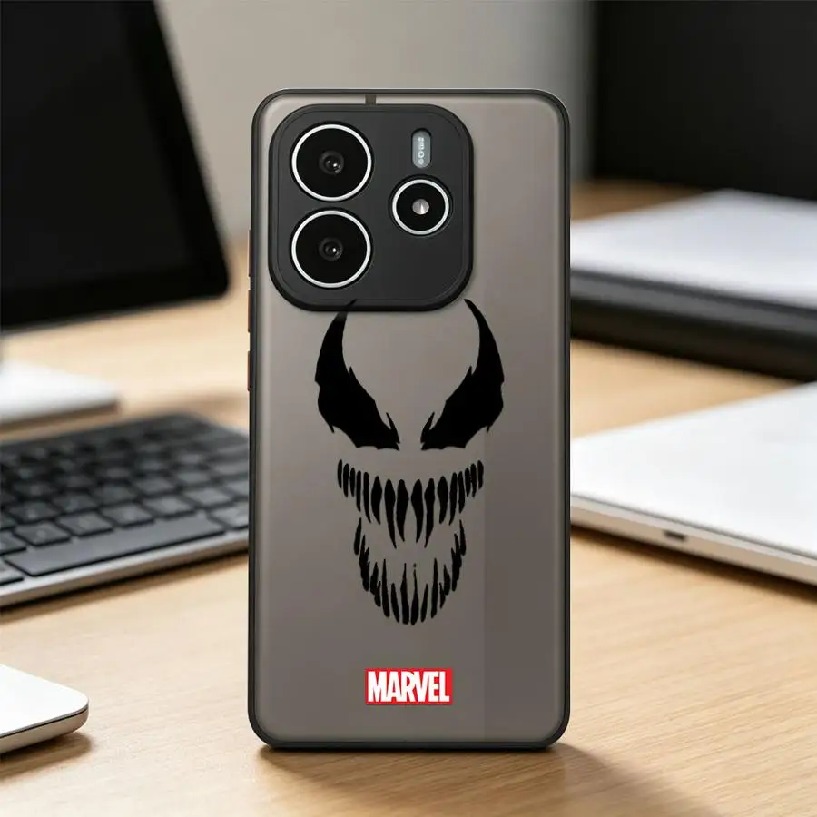 Avengers Hero Logo Phone Cover Case in Black