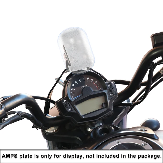 Staffa GPS Per Vulcan S 2015-2024 – Supporto Navigatore In Alluminio, Adatto A Manubrio 22 Mm, Nero