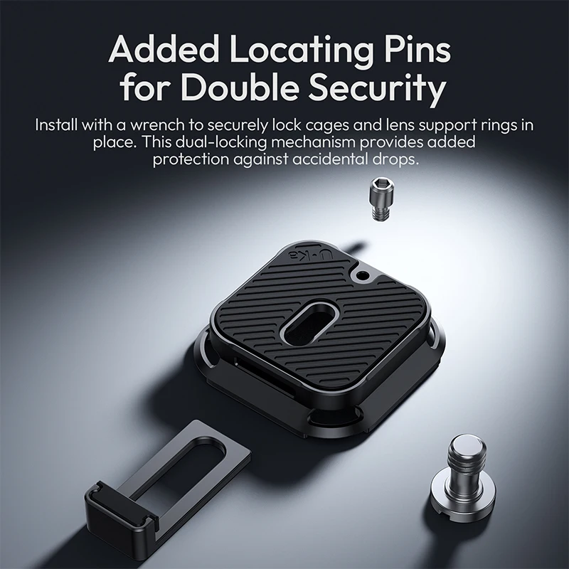 Ulanzi UKA07 Uka Quick-Release Kit for Backpack Hassle-Free Hanging 10KG Load Suit for Arca-Swiss & F38 Quick Release System