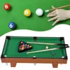 Office Adults Pool Table Set Billiard Rod Balls Desk Assorted Kit 4