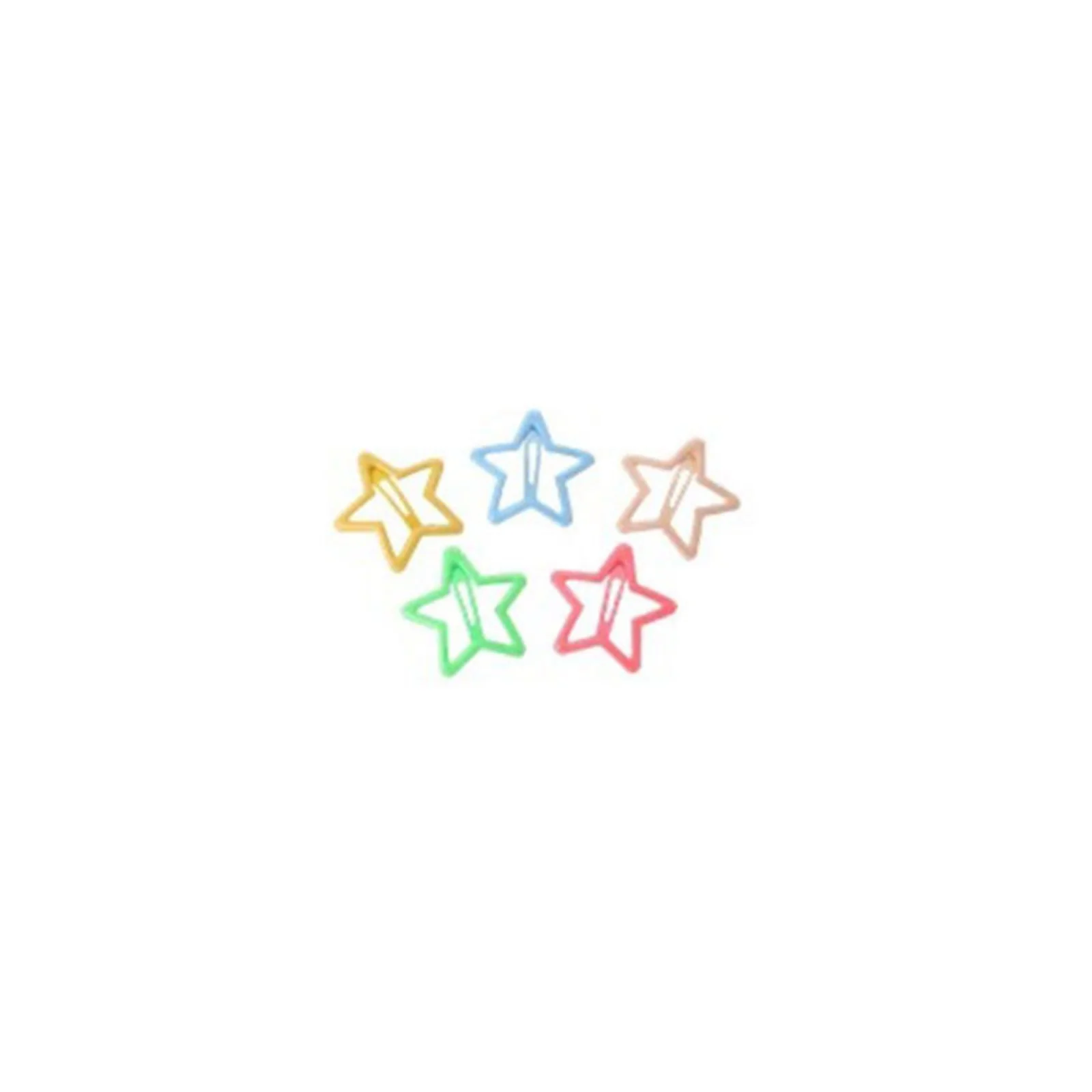 10PCS Handmade Colorful Hair Clips:Star&Heart Shaped Barrettes, Cute Hair Accessories for Girls, Vibrant Hairpins for Daily Wear