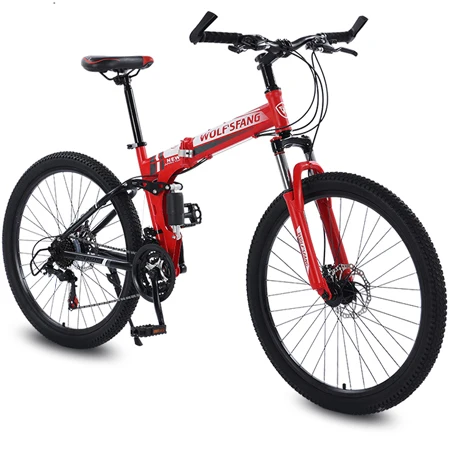 Bicicleta plegable de 21 24 27 velocidades Bicicletas MTB para adultos,  bicicletas plegables para exteriores, bicicleta plegable plegable, 24 26