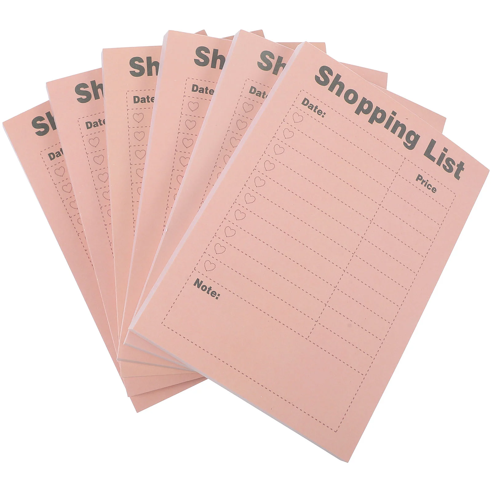 

6 Books of Grocery List Notepad Tearable Shopping List Notepad Small Memo Pad Grocery List Notebook
