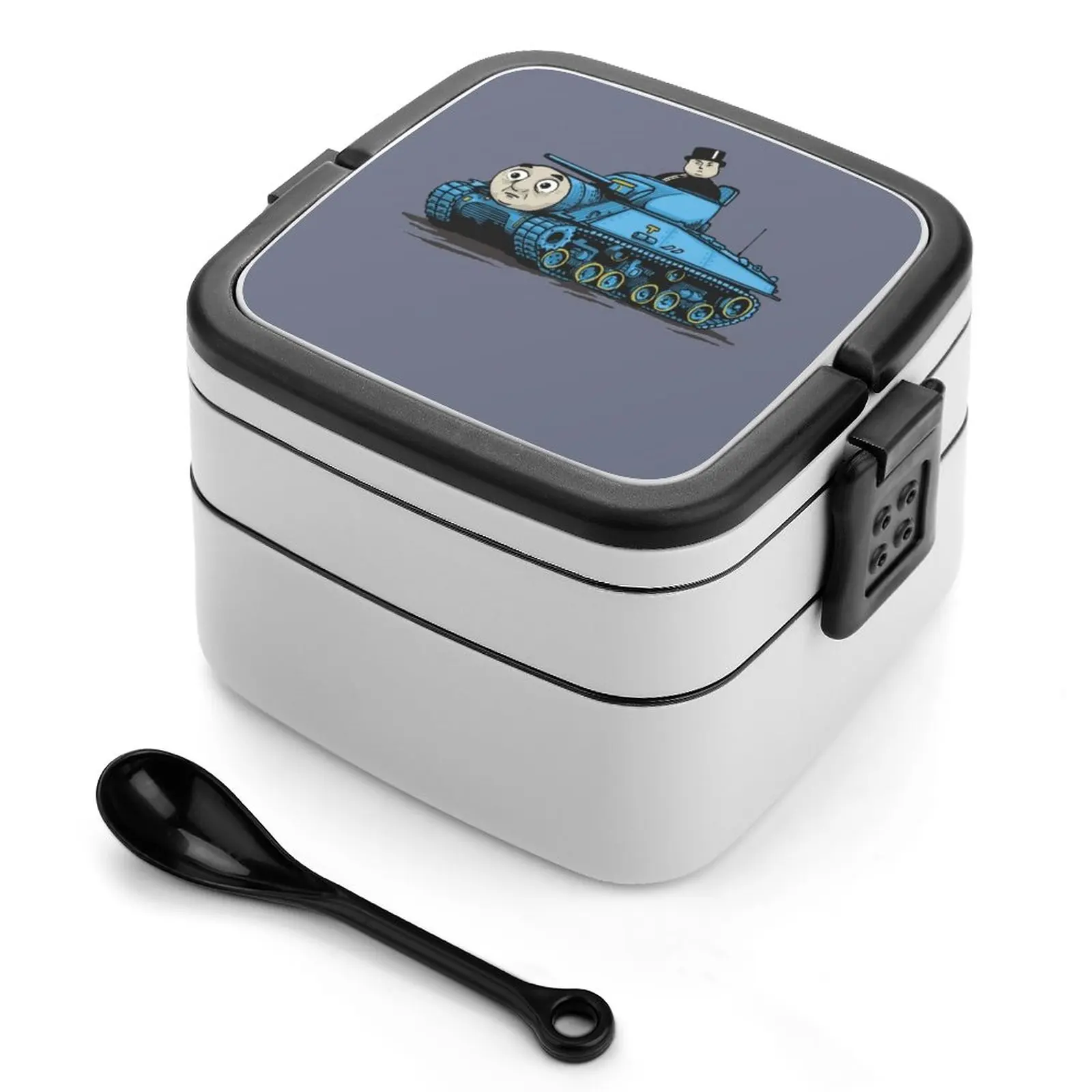 Thomas The Tank Doppio Strato Bento Box Portable Lunch Box Per Bambini School Thomas The Tank Engine Kids Children Tank Funny