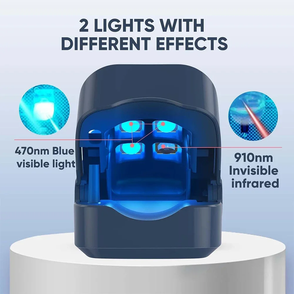 Nail Fungus Laser Treatment Device for Cleaning Onychomycosis Digital Display 905nm Infrared Light 470nm Blue Light Nail Salon nail fungus remover,personal health care,laser therapy pen