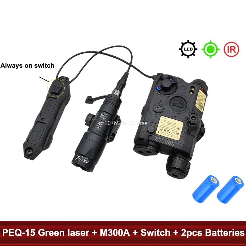 UHP PEQ-15 IR Illuminator Light Surefir M600C Flashlight