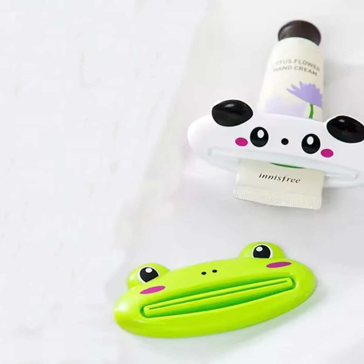 2pcs-Toothpaste Squeezer Creative Cartoon Animal Shaped Facial Cleanser Squeezer Kitchen Household Lazy Creative Little Tools 4