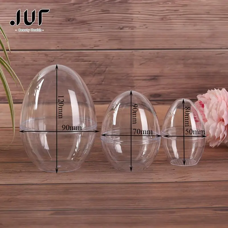 

1Pc Plastic Clear Mould Reusable Eggs Shape Crafting DIY Bath Bomb Mold Home Hotel Decor For Christmas Gift Bath Care Tool