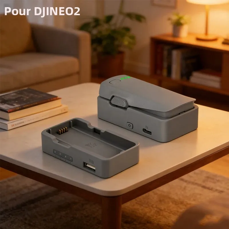 Chargeur batterie DJI Neo 2 18W - Hub charge rapide accessoire drone