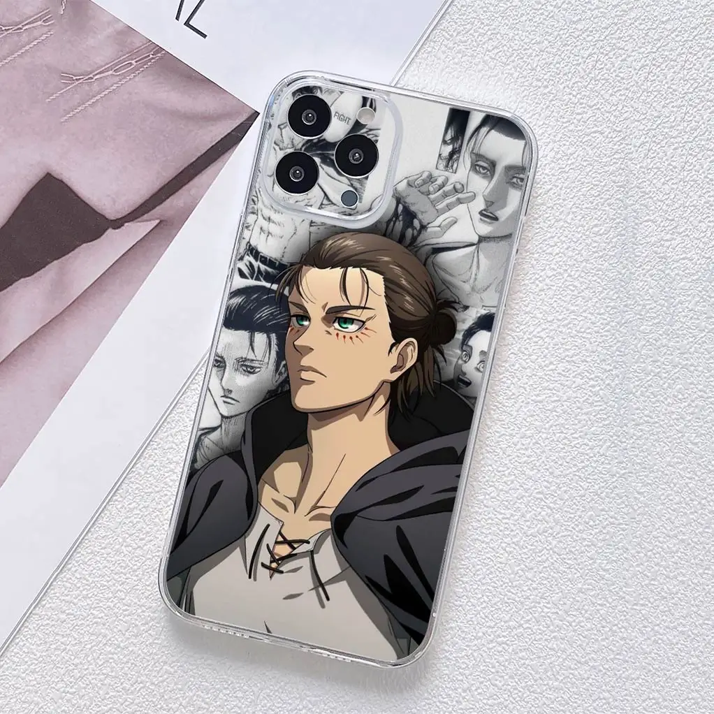 Attack on Titan Eren & Levi Soft Phone Cover