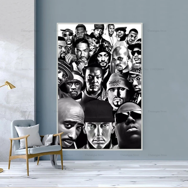 Rap Gods (Rapper Collage) Music Poster Print' Poster