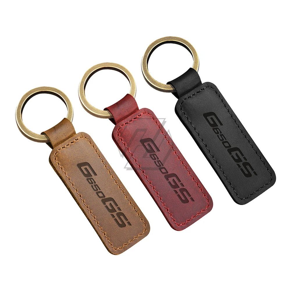 

Motorcycle Cowhide Keychain Key Ring Case for BMW G650GS G650 GS