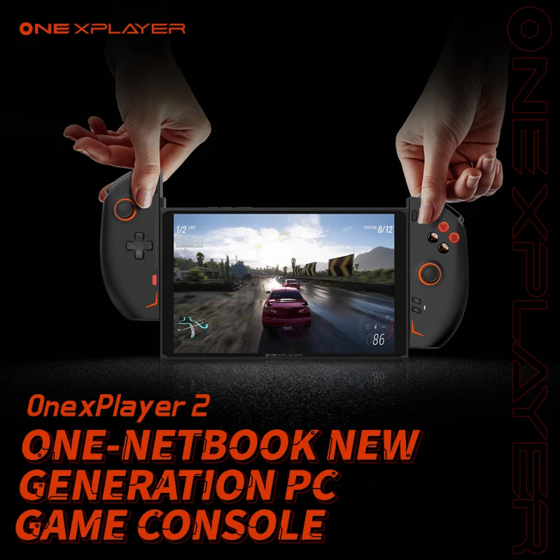 OneXPlayer 2 AMD R7-6800U New PC Game Console Removable Handle Mini Tablet  Laptop 8.4 Inch 2.5K 16G/32G RAM 1TB 2TB SSD Win11