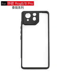 Cover posteriore trasparente ultra-sottile e antiurto con cornice morbida in TPU
