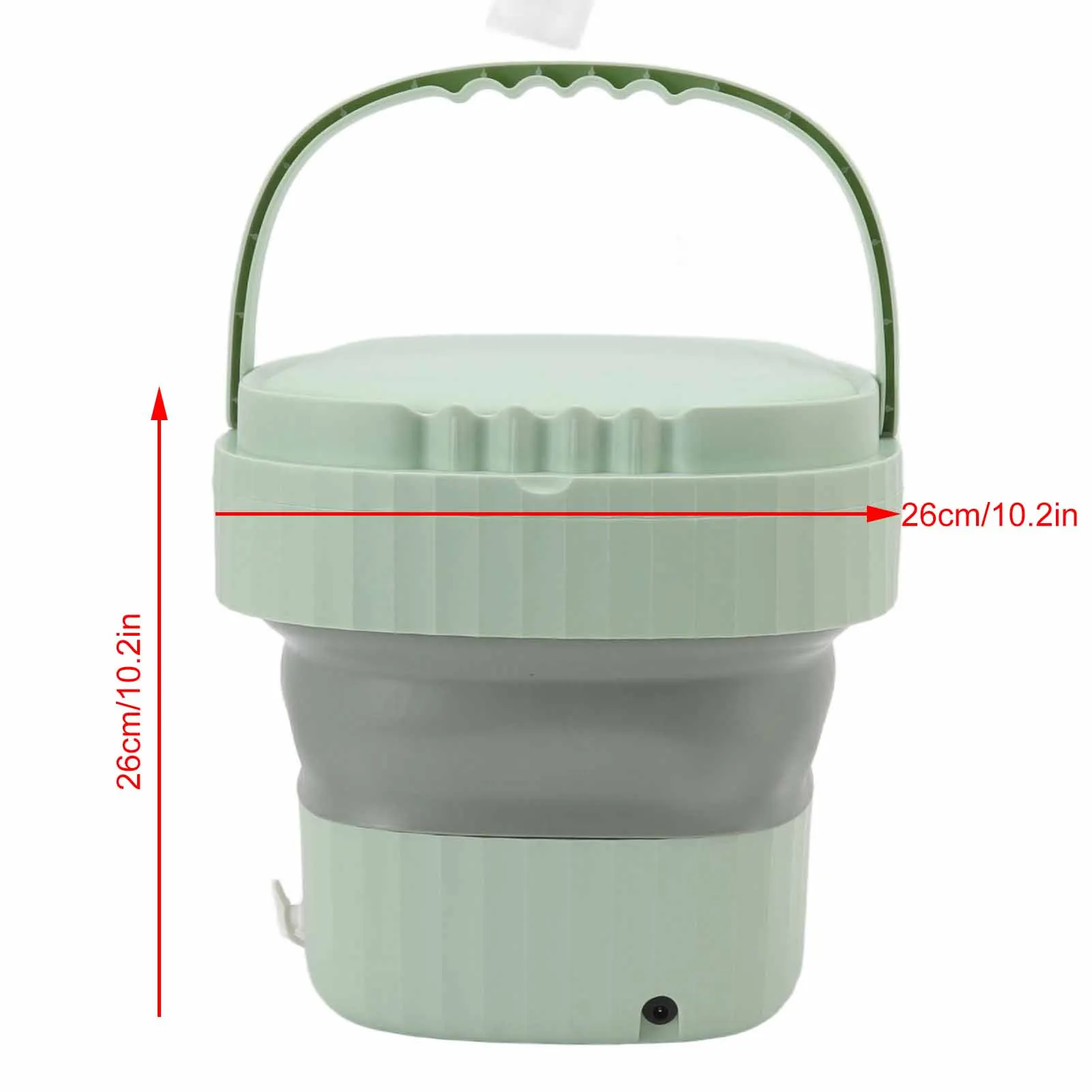6L Folding Bucket Washing Machine Portable Mini Foldable Washing Machine for Socks Underwear Portable Folding