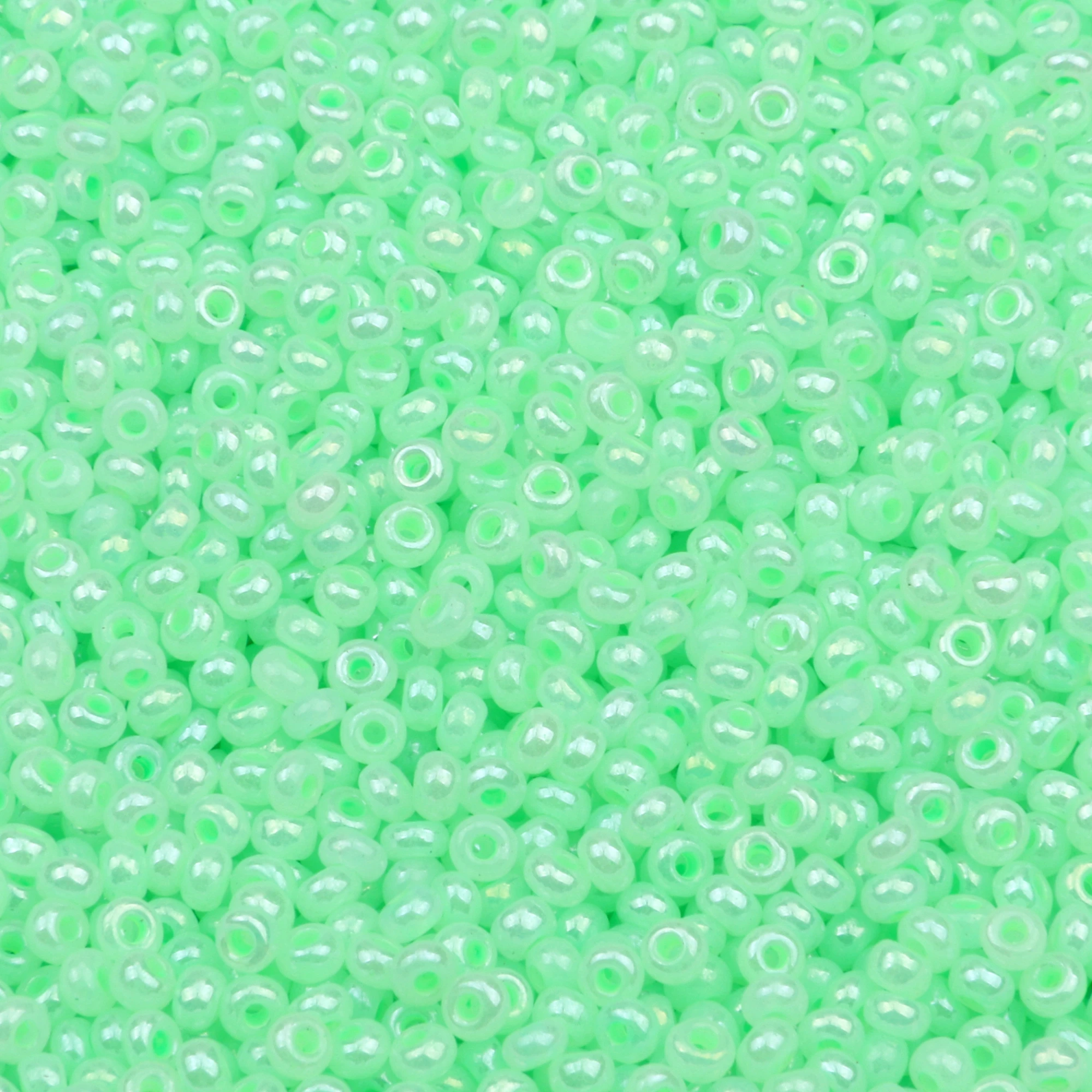 2,5mm Glas-Rocailles, glänzende Pastellfarben, opak gemischte Mini-Rocailles, Rocailles zum Basteln von DIY-Ohrringen, Halsketten und Zubehör, 10g GSB-D – Detail 11
