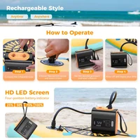 WESTTUNE Outdoor Wireless Air Pump Travel Vacuum Pump with Inflatable Deflate Portable Electric MINI Inflatable Pumps for Mats 5