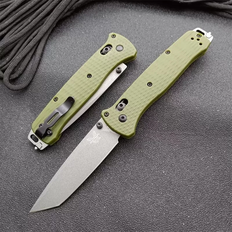 

Outdoor Camping BENCHMADE 537 Folding Knife Glass Fiber Handle Survival Saber Self Defense Pocket Knives