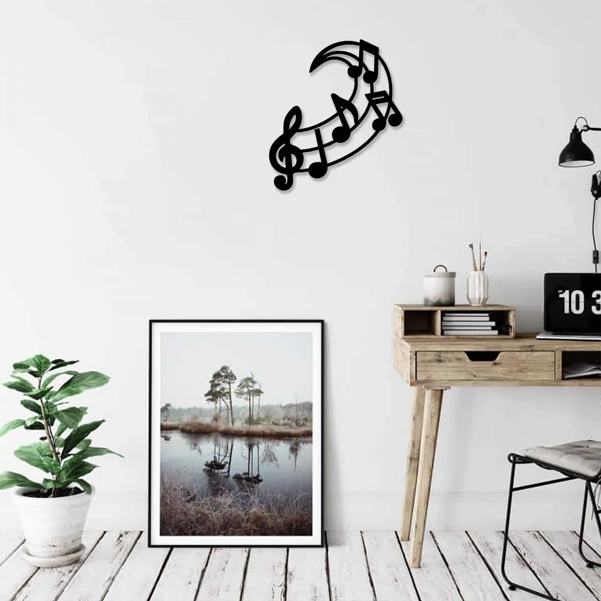 

metal iron Music Note Wall Art, Instruments Metal Wall Hanging Sign, Home Decoration Gifts Bedroom Music Room, Holiday Gifts, Me