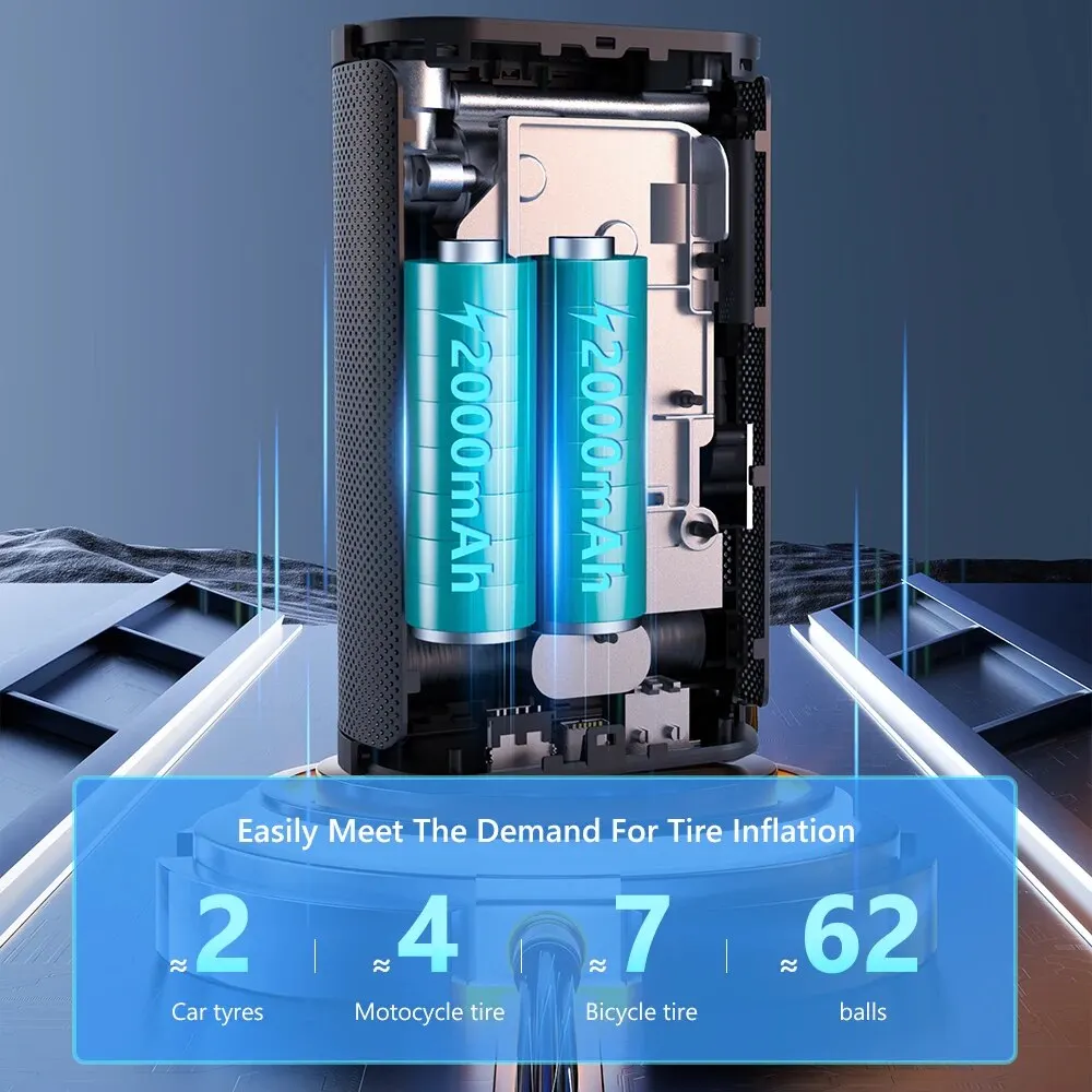 Autoreifen-Mini-Luft kompressor, tragbare elektrische Luftpumpe