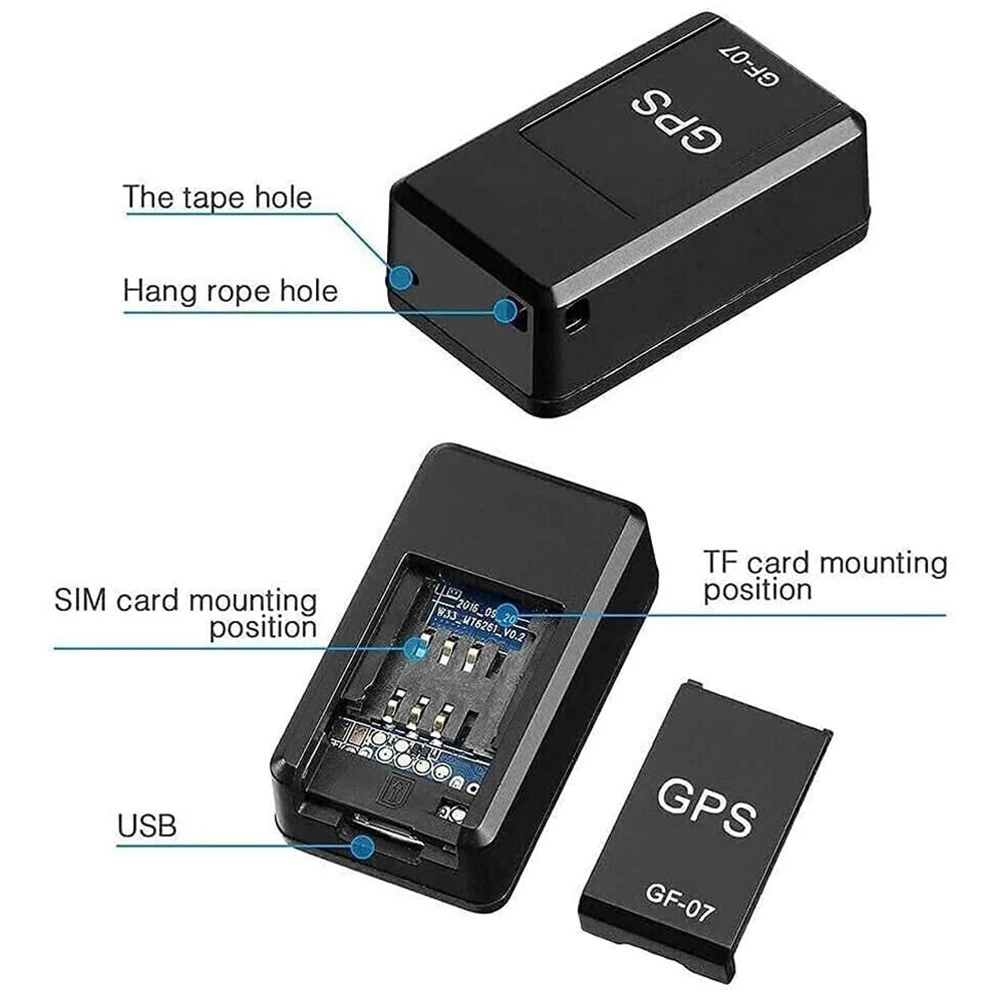 Children Anti-lost Locator Magnetic GF-07 Mini GPS Anti Theft Car Kids GSM GPRS Daily Waterproof Locator Device Automobile Parts