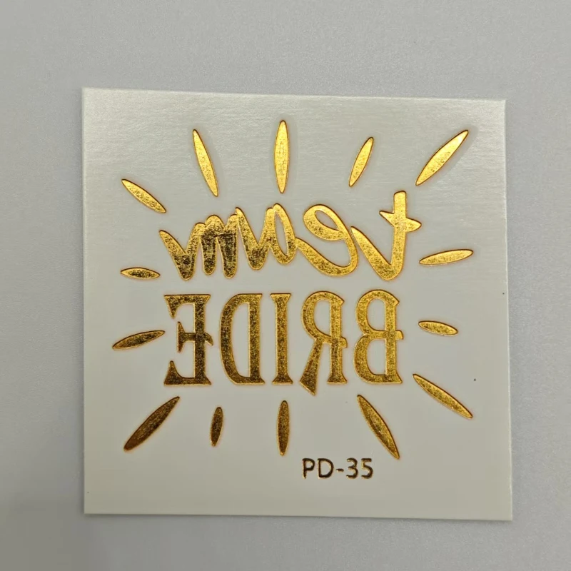 10pcs Combination Golden Team Bride Tattoo Sticker Bride To Be Bachelorette Party Hen Party Bridal Shower Wedding Party Decor