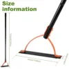 Grass Whip with Double-Edged Serrated Sharp Steel Blade Manual Weed Grass Cutter with 30 Inch Handle Handheld Weed Whacker 3