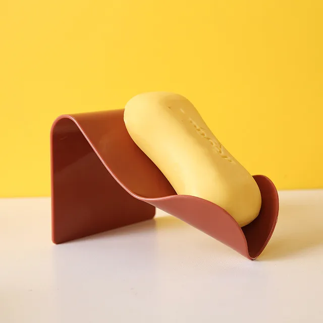 Fürdőszoba Zuhanyszappan Tartó Falra Szerelt Tároló Doboz Szappan Ingyenes Fúró Vízelvezető - Image 2