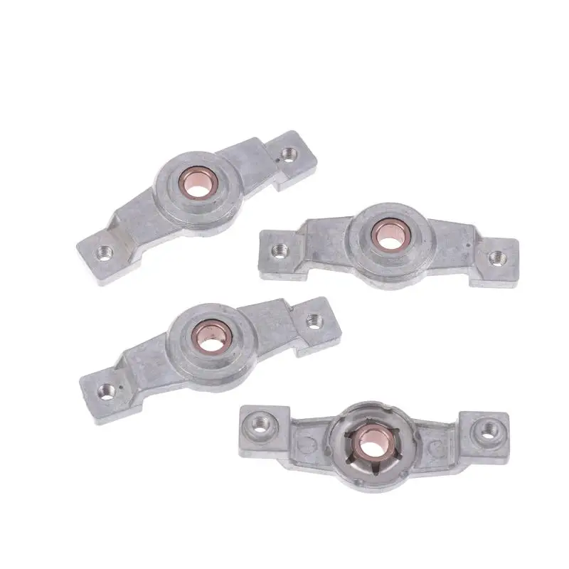 덮힌 극 YJ61 모터 용 2/4Pcs 그늘진 극 모터 브래킷 베어링 샤프트 블록 홀더 지지대 고정