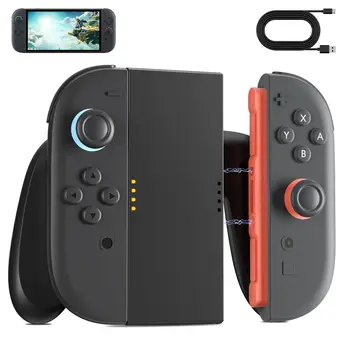 Mini Charging Grip Bracket For Switch 2 Joy-con Handle Gaming Controller Grip Magnetic Connection Charging Holder For Switch 2 1