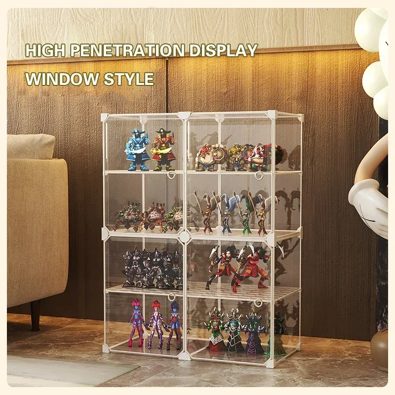 

Dust Toy Bag Blocks Building Plastic Organization Model Storage Display Household Wall Cabinet Hand Transparent