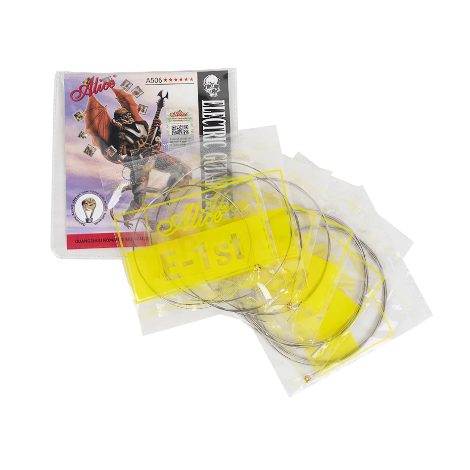 Alice 1 Set A506 Electric Guitar Strings Steel Core Nickel