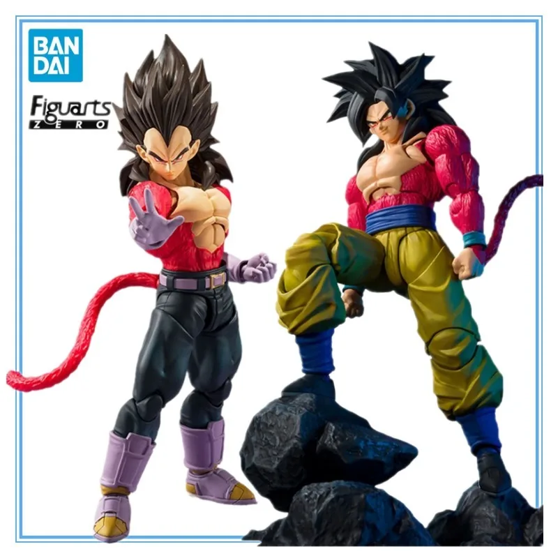 Bandai Shf Dragon Ball Gt Super Saiyan 4 Goku Dieci Volte Ka Me Ha Me Ha Shfiguards Action Anime Figure Giocattoli Modello Da Collezione