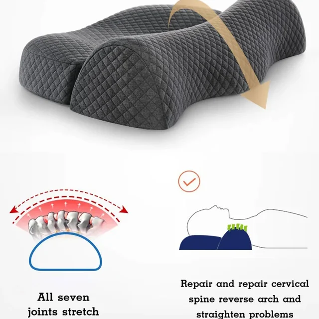 Új Memóriahab Párna Puha Memória -Lepattanó Párnák Nyak Védelem Lassú Visszapattanás Alvó Gyógyító Pihenés - Image 2
