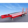 1/14 Metal Trailer 3 Axles 2-section Electric Tailboard Painted Finished Parts for Toys RC Tractor Truck Cars Vehicle TH23504 3