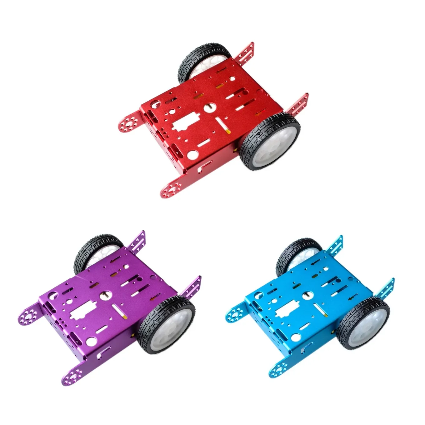 Robot intelligente in alluminio 2WD con telaio per giocattoli educativi Robot intelligente - immagine 2