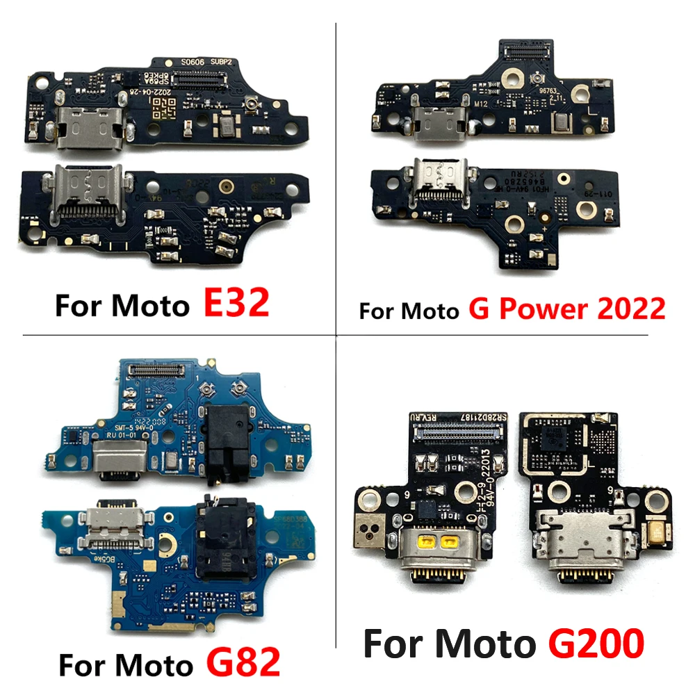 Placa de Conector de Carregamento Usb com Micro Flex para Moto Moto G71s G62 5g G42 G200 G31 g Pure E32 G82 g Poder 10 Pcs 2023 - Image 3