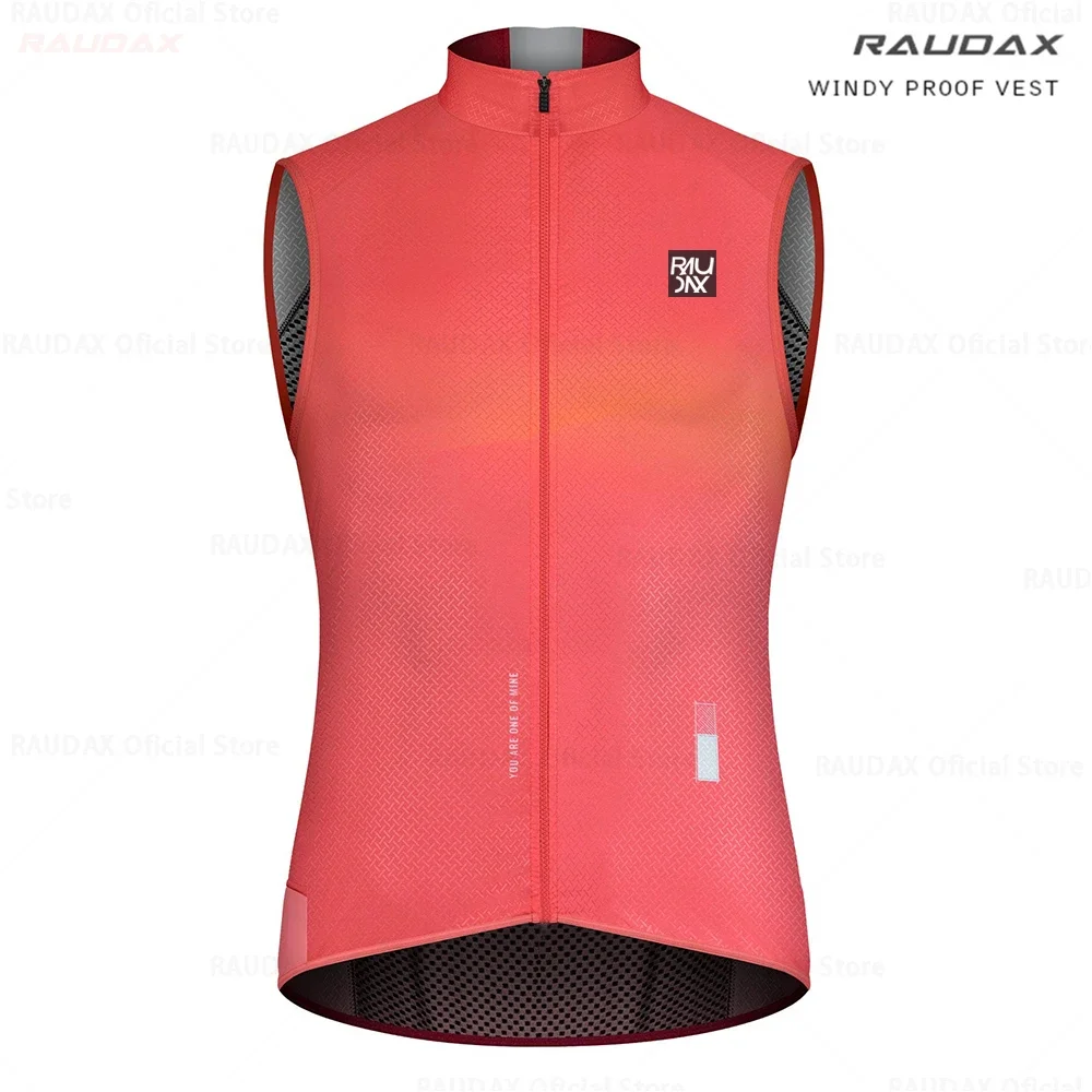 Raudax New Men Cycling Vest Wind Men 2025 Sleeveless Bicycle Gilet Lightweight Outdoor Windproof MTB Sports Wind Reflective Vest 6