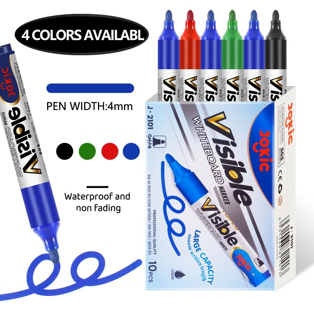 Erasable Magnetic Whiteboard Marker Pen Blackboard Marker Chalk Glass Ceramics Office School Art Stationery 4Pcs/Set white marker pens,pen marker,marker pens,whiteboard pens,dry erase markers