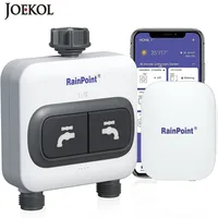RainPoint Smart 2 Zone Watering Timer WIFI Garden Automatic Irrigation System Drip Sprinkler Controller Valve Garden Water Timer 1