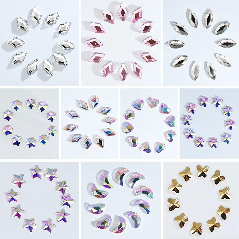 

3pcs/Box Diamond Bur Dental Material Teeth Whitening Studs Denture Acrylic Crystal Ornament as Oral Hygiene Tooth Decoration