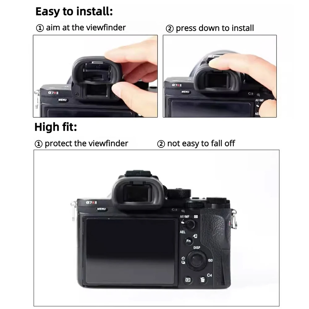 A7/A7II/A7R/A7RII/A7S/A7SII A7R2 A72 A7S2 카메라 액세서리용 하드 FDA-EP11 아이컵 뷰파인더 아이피스 EP-11 보호대